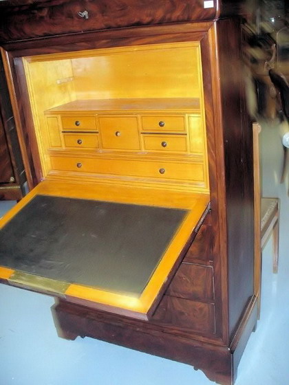 Secretaire, dimensioni 98x37x151, anno 1800 ca., mogano, provenienza Francia