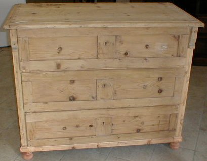 n.Cassettone, dimensioni 124x62x102