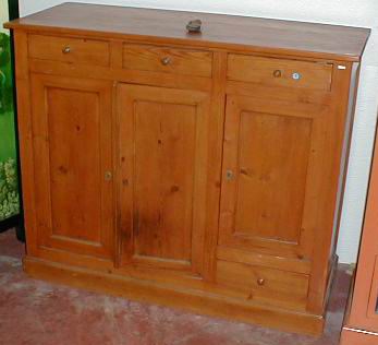 n.Credenza, dimensioni 125x50x105, anno fine '800 ca., abete, provenienza Italia-Trentino