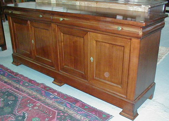 n.Credenza, dimensioni 230x55x100, anno fine '800 ca., ciliegio, provenienza Francia
