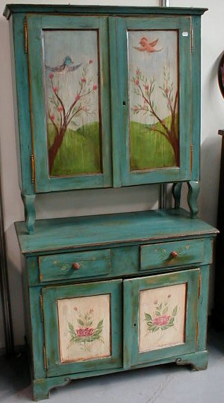 n.Credenza con alzata, dimensioni 102x50x198, anno 1800 ca., provenienza Tirolo
