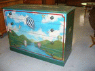 Cassettone dipinto mongolfiere n.4070.0.0