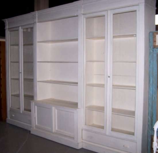 n.Libreria bianca, dimensioni 380x53x250
