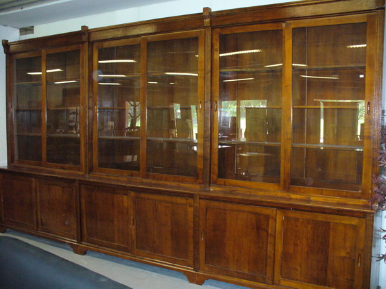 n.Libreria, dimensioni 455x51x245, anno primo '900 ca., rovere, provenienza Inghilterra