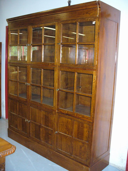 n.Libreria, dimensioni 180x50x210, anno primo '900 ca., rovere, provenienza Inghilterra
