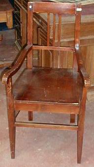 n.Sedia, dimensioni 51x50x98, anno primo '900 ca., pino, provenienza Inghilterra