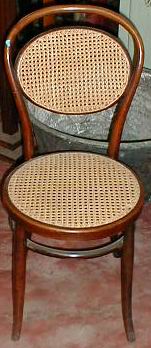 n.Sedia Thonet, dimensioni 41x89, anno primo '900 ca., faggio, provenienza Austria