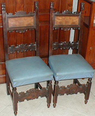 n.Coppia sedie, dimensioni 43x45x110