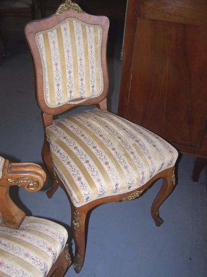 n.Sedia, dimensioni 46x50x90, anno 1800 ca., noce, provenienza Francia