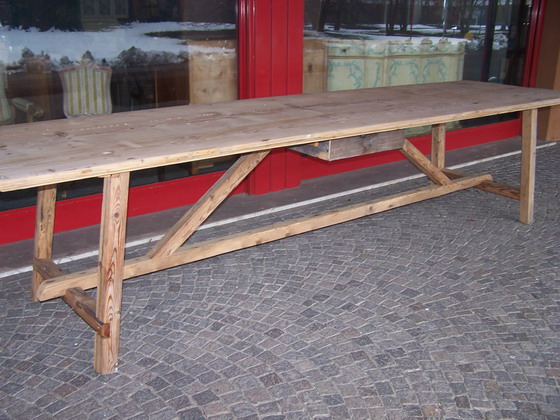 n.Tavolo, dimensioni 350x90x80, abete