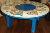 Tavolino rotondo dipinto n.2206.0.0