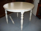 Tavolo ovale allungabile laccato bianco n.4138.0.0